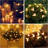 Solar string lights 5 meters 20 pcs warm white bee LED outdoor lighting waterproof decoration