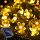 Solar String Lights 7 Meters 50 Pcs Warm White Flower LED Outdoor Lighting Waterproof Decoration Solar Lighting