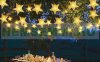 Solar String Lights 5/7/12m 20/50/100 LED Warm White Star Shape Outdoor Lighting Waterproof Christmas Decoration 2 Mode Solar Lighting