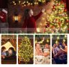 Solar String Lights 5/7/12m 20/50/100 LED Warm White Star Shape Outdoor Lighting Waterproof Christmas Decoration 2 Mode Solar Lighting