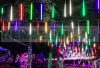 Solar Meteor String Lights 50cm LED Warm White Outdoor Lighting Waterproof Christmas Decoration Solar Meteor Shower Light