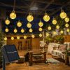 Solar String Lights 12m 100 LED Warm White Outdoor Lighting Waterproof Christmas Decoration 8 Modes Solar Lighting