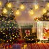 Solar String Lights 12m 100 LED Warm White Outdoor Lighting Waterproof Christmas Decoration 8 Modes Solar Lighting