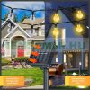 Solar String Lights 12m 100 LED Warm White Outdoor Lighting Waterproof Christmas Decoration 8 Modes Solar Lighting