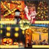 Solar String Lights 12m 100 LED Warm White Outdoor Lighting Waterproof Christmas Decoration 8 Modes Solar Lighting