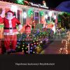 Solar Light Curtain 150x150cm Colorful LED Outdoor Mesh Lighting Waterproof Christmas Decoration 8 Modes Solar Lighting