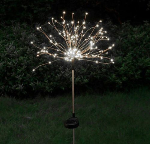 Solar Ground Fireworks Lighting 90/120/150 LED Waterproof Christmas Decoration Solar Sparkler Light