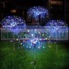 Solar Ground Fireworks Lighting 90/120/150 LED Waterproof Christmas Decoration Solar Sparkler Light