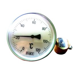   Fűtési hőmérő, rézcsőre forrasztható kivitel melegvíz kontakt hőmérő