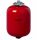 Heating system expansion tank 8 liters, with EPDM rubber membrane in red color