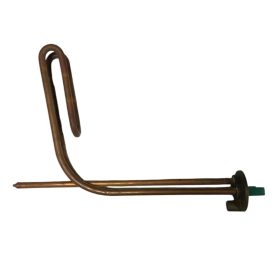 Bojler vízmelegító fűtőbetét 230V 1200W fűtőszál fűtőpatron nem menetes cekász vízszintes - horizont