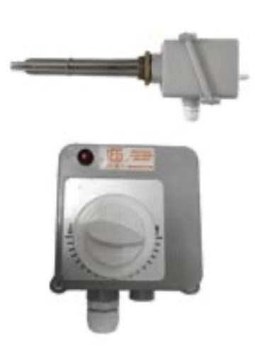 Fűtőbetét 230V 3000W termosztátos fűtőpatron 1½" azaz 6/4" cekász 3 kW Plug and Play