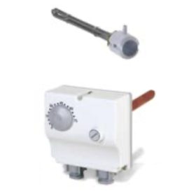   Elektromos fűtőbetét 230V 4500W Tesy fűtőpatron külső termosztáttal 1½" azaz 6/4" 800–2000 literes bojlerekhez és puffer tartályokhoz cekász 4,5 kW 