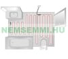 Electric heating cable 17W/m 9.5-159 meters outdoors indoors 