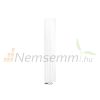 Modern design radiator 260x1800 mm 623W white color with central connection with universal connection and thermostat special elongated and narrowed design, stylish appearance 