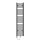 Towel dryer radiator 300x1800 mm anthracite with 900W heating insert single row - straight version end connection