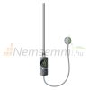 Towel dryer radiator 300x1800 mm anthracite with 900W heating insert single row - straight version end connection