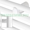Towel radiator 300 x 1800 mm 555W white single row - straight version with side connection