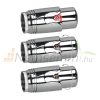 Towel dryer radiator 300x1800 mm white 555W single row - straight version central connection wall connection