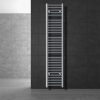 Towel dryer radiator 300x1800 mm chrome 367W single row - straight version edge connection