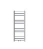 Towel radiator 300x800 mm chrome straight version with central connection