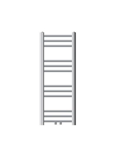 Towel radiator 300x800 mm chrome straight version with central connection