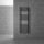 Towel radiator 400x1200 mm anthracite single row - curved version with central connection