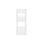 Towel radiator 400x1200 mm white single row - curved version with central connection