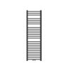 Towel dryer radiator 400x1500 mm anthracite single row - with curved central connection