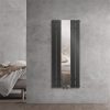 Mirror radiator 450x1200 mm anthracite color with special mirror inlay special design, stylish and unique appearance 
