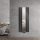 Mirror radiator 450x1200 mm anthracite color with special mirror inlay with wall connection tap, stylish and unique appearance 