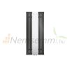 Mirror radiator 450x1200 mm anthracite color with special mirror inlay special design, stylish and unique appearance 