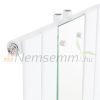 Tükrös radiátor 450x1200 mm fehér szín különleges tükör berakással fali csatlakozóval különleges formatervezés, stílusos és egyedi megjelenés