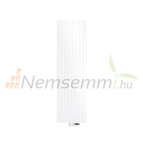   Modern design radiátor 480x1600 mm 1005W fehér szín középső bekötés padló csatlakozás különleges hosszított és keskenyített, stílusos megjelenés