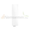 Modern design radiator 480x1600 mm 1005W white color central connection universal connection special elongated and narrowed, stylish appearance
