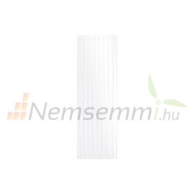   Modern design radiátor 480x1600 mm 1005W fehér szín középső csatlakozás különleges hosszított és keskenyített, stílusos megjelenés