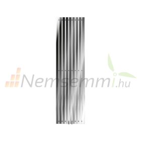   Modern design radiátor 480x1800 mm 983W króm szín középső csatlakozás különleges hosszított és keskenyített formatervezés, stílusos megjelenés 
