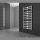 Modern radiator 500x950 mm in chrome color, special design, stylish appearance, 278W power