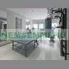 Modern radiator 500x950 mm in chrome color, special design, stylish appearance, 278W power