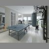 Modern radiator 500x950 mm in chrome color, special design, stylish appearance with 300W heating element
