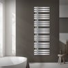 Towel dryer radiator 500x1600 mm 541W chrome straight-single row bathroom heater left connection