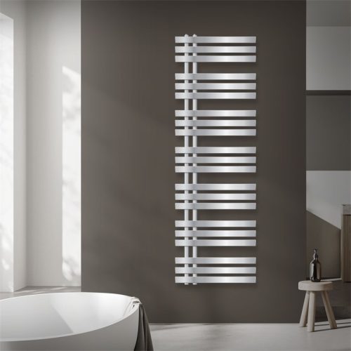 Towel dryer radiator 500x1600 mm 541W chrome straight-single row bathroom heater left connection