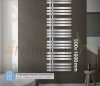 Towel dryer radiator 500x1600 mm 541W chrome straight-single row bathroom heater left connection
