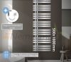 Towel dryer radiator 500x1600 mm chrome color with 900W heating insert straight-single row bathroom heater left connection