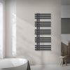 Modern design radiátor 500x1200mm antracit szín 404W különleges formatervezés stílusos megjelenés