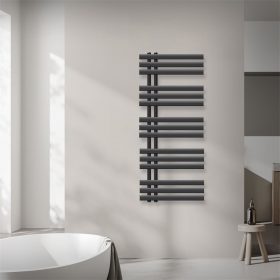   Modern design radiátor 500x1200mm antracit szín 404W különleges formatervezés stílusos megjelenés