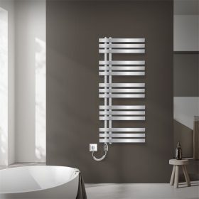   Modern design radiátor 500x1200mm króm szín 1200W fűtőbetéttel különleges formatervezés stílusos megjelenés