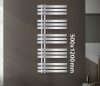 Modern design radiátor 500x1200mm króm szín 329W különleges formatervezés stílusos megjelenés
