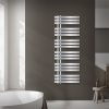 Modern radiator 500x1400 mm chrome color 410W power, special design, stylish appearance 