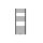 Towel radiator 500x1200 mm anthracite single row - straight version with central connection